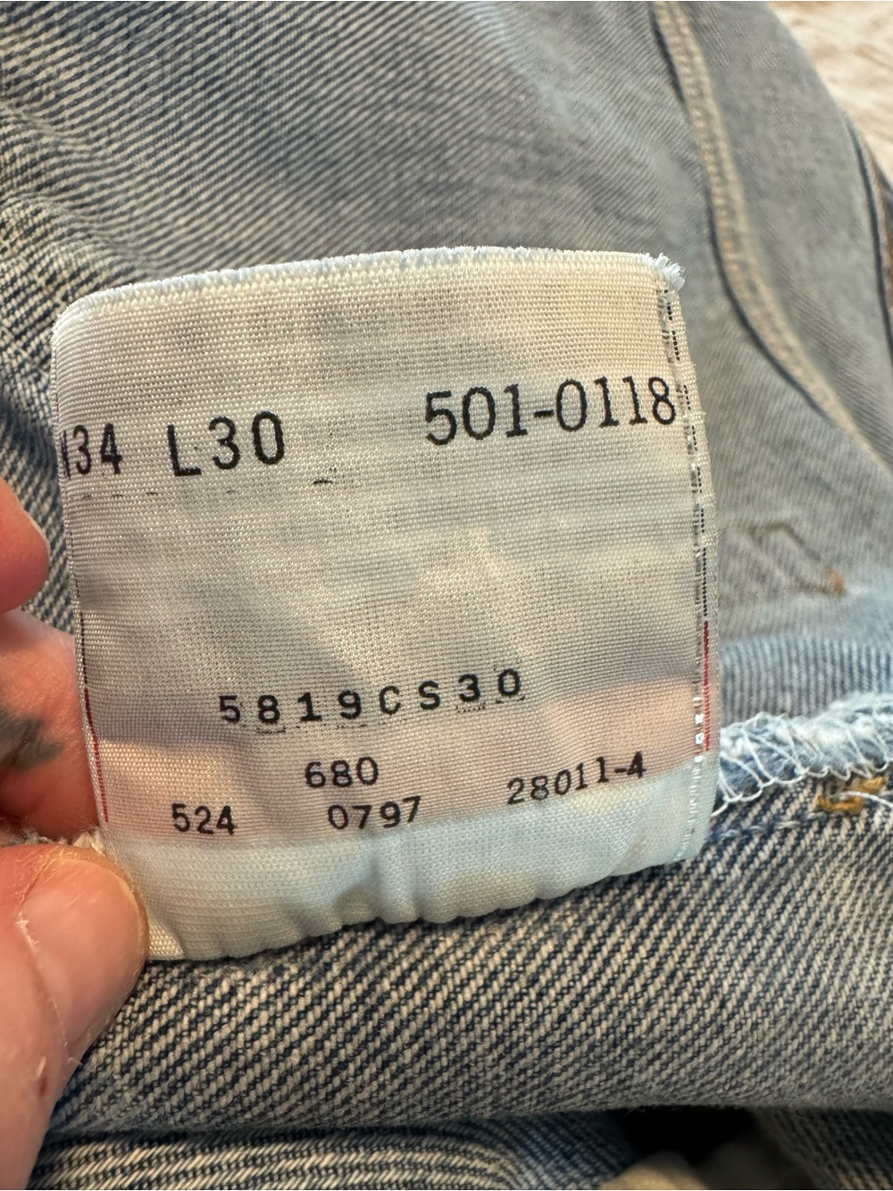 Vintage Levi’s 501 1997 - Picture 3 of 8